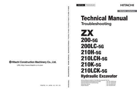 download Hitachi Zaxis 160W Wheeled Excavator able workshop manual